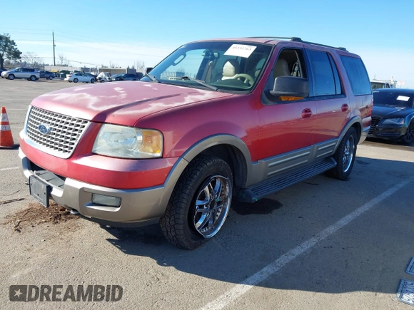 2003 Ford Expedition Eddie Bauer with VIN 1FMPU18L13LB22470, listed as a IAAI auction lot 41532763 with 261,942 mi miles. Bid and sale history available at carsss.com. Image 2.
