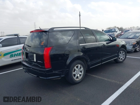 2008 Cadillac SRX AWD with VIN 1GYEE637980102048, listed as a IAAI auction lot 41848643 with 152,462 mi miles. Bid and sale history available at carsss.com. Image 4.