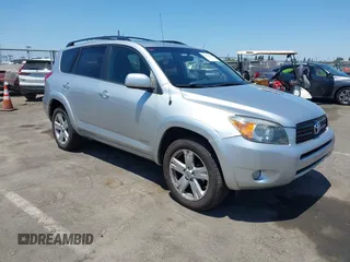 2006 Toyota RAV4 Sport with VIN JTMBD32V466019647, listed as a IAAI auction lot 42759184 with 184,188 mi miles and . Bid and sale history available at DreamBid. Image 1.