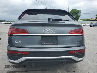 2023 Audi Q5 Sportback S line Premium with VIN WA14AAFY8P2074065, listed as a Copart auction lot 56874145 with 16,659 mi miles and Salvage title. Bid and sale history available at DreamBid. Image 6.