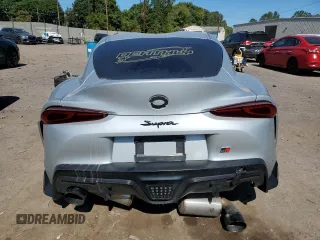 2020 Toyota GR Supra 3.0 with VIN WZ1DB4C08LW031739, listed as a Copart auction lot 71182044 with 0 mi miles and Salvage Title. Bid and sale history available at carsss.com. Image 6.