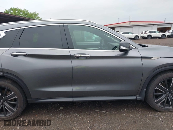 2021 Infiniti QX50 Luxe with VIN 3PCAJ5BB7MF126327, listed as a IAAI auction lot 42220680 with 42,972 mi miles and . Bid and sale history available at DreamBid. Image 14.