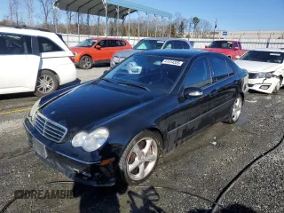 2006 Mercedes-Benz C 230 Sport with VIN WDBRF52H76A895770, listed as a Copart auction lot 41414335 with 206,996 mi miles and Salvage Title. Bid and sale history available at carsss.com. Image 1.
