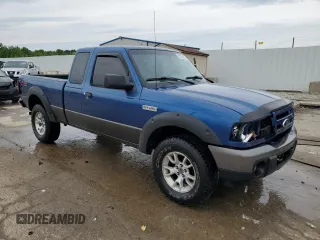 2008 Ford Ranger XLT with VIN 1FTZR45E38PA47857, listed as a Copart auction lot 60154055 with 195,006 mi miles and Salvage title. Bid and sale history available at DreamBid. Image 4.