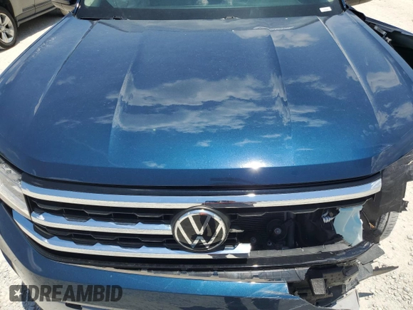 2022 Volkswagen Atlas SE with VIN 1V2WP2CAXNC508048, listed as a Copart auction lot 63107444 with 23,844 mi miles and Salvage title. Bid and sale history available at DreamBid. Image 12.