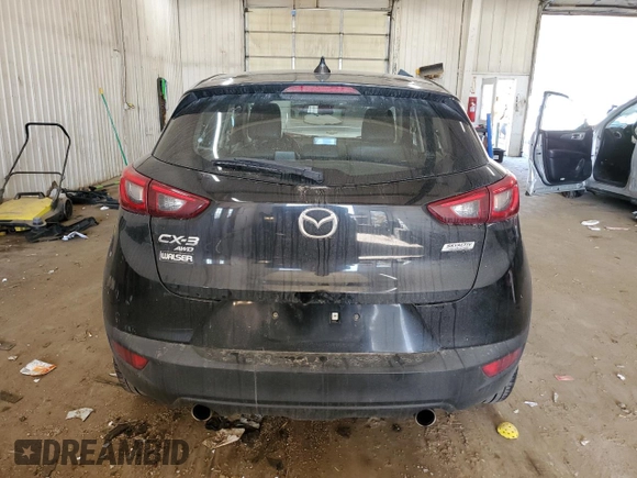 2018 Mazda CX-3 Touring with VIN JM1DKFC70J0316975, listed as a Copart auction lot 48657905 with 76,240 mi miles and Salvage Title. Bid and sale history available at carsss.com. Image 6.