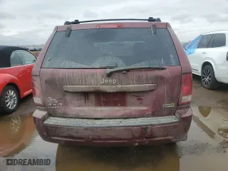 2007 Jeep Grand Cherokee Laredo with VIN 1J8HR48P27C525645, listed as a Copart auction lot 48421375 with 195,910 mi miles and Salvage Title. Bid and sale history available at carsss.com. Image 6.