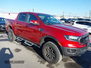 2022 Ford Ranger XL with VIN 1FTER4FHXNLD02305, listed as a IAAI auction lot 41820174 with 52,418 mi miles. Bid and sale history available at carsss.com. Image 1.