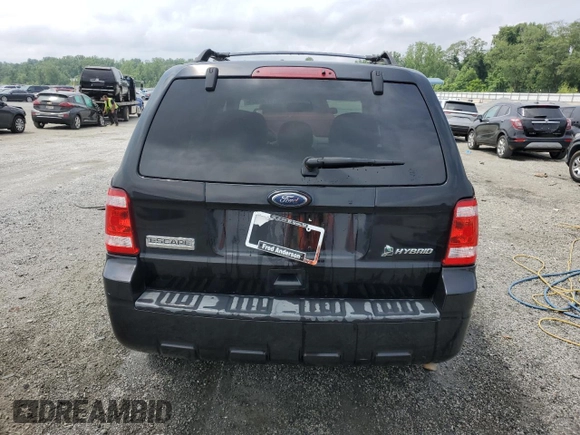 2010 Ford Escape Hybrid with VIN 1FMCU4K32AKB40357, listed as a Copart auction lot 59500025 with 169,955 mi miles and Salvage title. Bid and sale history available at DreamBid. Image 6.