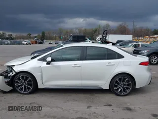 2020 Toyota Corolla SE with VIN JTDS4RCE7LJ001377, listed as a IAAI auction lot 41874936 with 8,221 mi miles. Bid and sale history available at carsss.com. Image 14.
