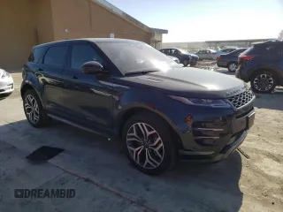 2021 Land Rover Range Rover Evoque R-Dynamic S with VIN SALZT2FX9MH127523, listed as a Copart auction lot 44812753 with 27,393 mi miles. Bid and sale history available at carsss.com. Image 4.