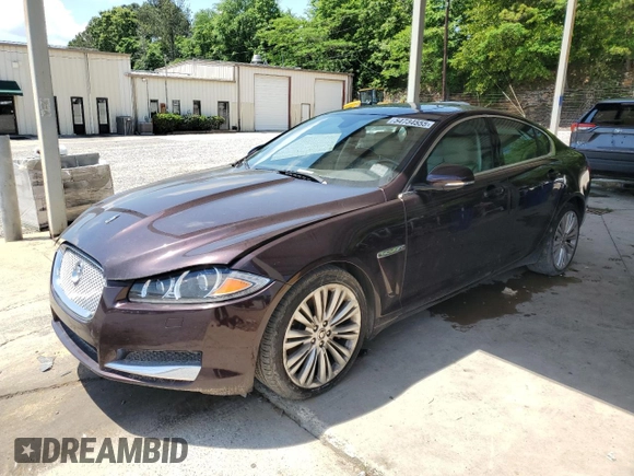 2012 Jaguar XF Portfolio with VIN SAJWA0HB9CLS50662, listed as a Copart auction lot 54734555 with 90,073 mi miles and Clean Title. Bid and sale history available at carsss.com. Image 1.