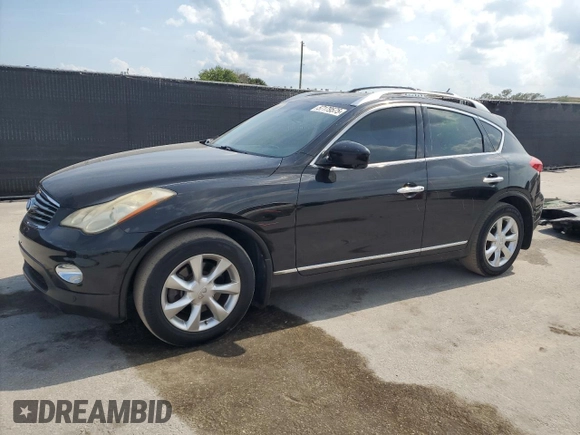 2010 Infiniti EX Journey z VIN JN1AJ0HR4AM756061, wystawiony jako Copart lot #57179575 z przebiegiem 171 087 mil mil oraz Szkoda całkowita • Salvage title. Historia ofert i sprzedaży dostępna na DreamBid. Obrazek 1.