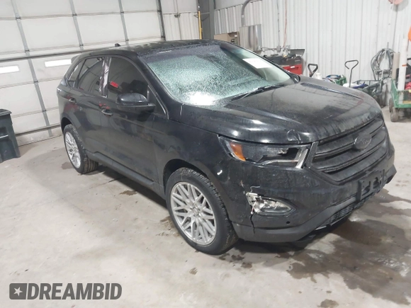 2017 Ford Edge Titanium with VIN 2FMPK4K96HBC47993, listed as a IAAI auction lot 41391418 with 132,532 mi miles. Bid and sale history available at carsss.com. Image 1.