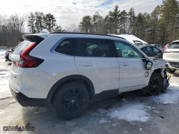 2024 Honda CR-V Hybrid Sport with VIN 5J6RS6H55RL004264, listed as a Copart auction lot 44230605 with 15,210 mi miles and Salvage Title. Bid and sale history available at carsss.com. Image 3.