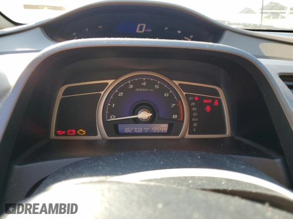 2007 Honda Civic Sdn LX with VIN 1HGFA16567L031733, listed as a Copart auction lot 43745454 with 182,708 mi miles and Salvage Title. Bid and sale history available at carsss.com. Image 9.