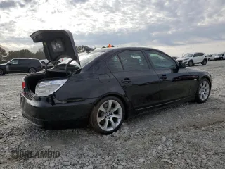 2008 BMW 5 Series 535i with VIN WBANW13598CZ78425, listed as a Copart auction lot 42094325 with 128,455 mi miles and Salvage Title. Bid and sale history available at carsss.com. Image 3.
