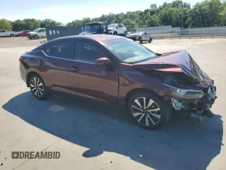 2024 Nissan Sentra SV with VIN 3N1AB8CV1RY382632, listed as a Copart auction lot 55803925 with 14,721 mi miles and Salvage title. Bid and sale history available at DreamBid. Image 4.