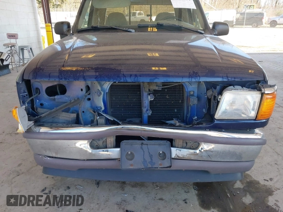 1997 Ford Ranger XLT with VIN 1FTCR14XXVPA34669, listed as a IAAI auction lot 41572934 with 81,917 mi miles. Bid and sale history available at carsss.com. Image 6.