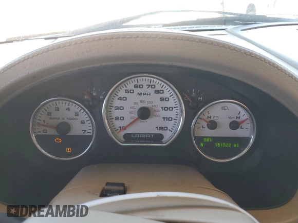 2008 Ford F-150 XLT with VIN 1FTPW12598FA21188, listed as a Copart auction lot 53971565 with 151,522 mi miles and Salvage Title. Bid and sale history available at carsss.com. Image 9.