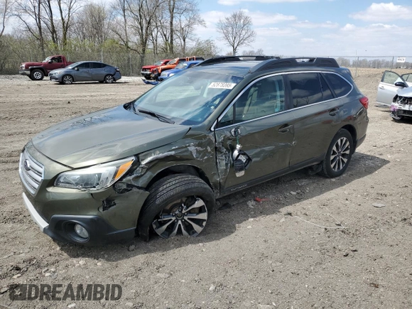 2015 Subaru Outback Limited with VIN 4S4BSBNC8F3267486, listed as a Copart auction lot 52878395 with 154,152 mi miles and Salvage Title. Bid and sale history available at DreamBid. Image 1.