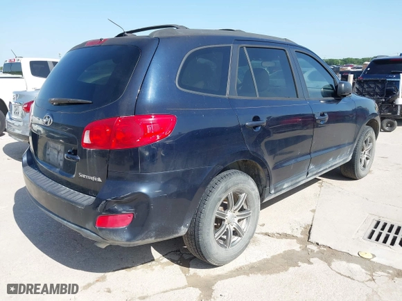 2009 Hyundai Santa Fe GLS with VIN 5NMSG13D39H241332, listed as a IAAI auction lot 42009902 with 192,929 mi miles. Bid and sale history available at carsss.com. Image 4.