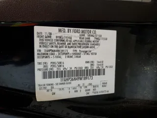2009 Ford Focus SES with VIN 1FAHP36N49W189173, listed as a Copart auction lot 61967564 with 82,587 mi miles and Salvage Title. Bid and sale history available at carsss.com. Image 12.