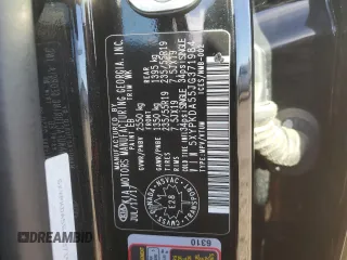 2018 Kia Sorento SX with VIN 5XYPKDA55JG371984, listed as a Copart auction lot 76609074 with 88,350 mi miles and Salvage Title. Bid and sale history available at DreamBid. Image 14.