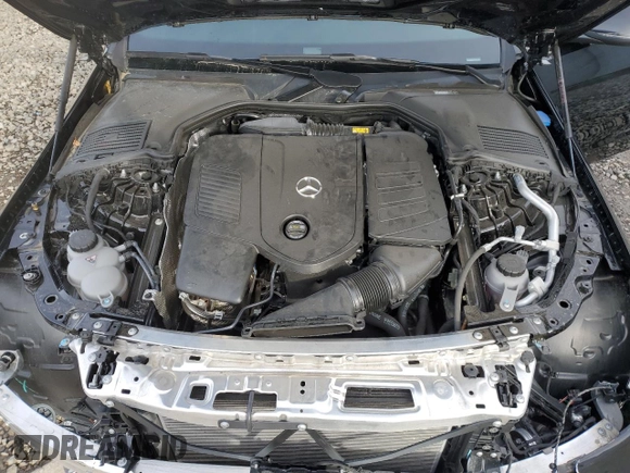 2024 Mercedes-Benz C 300 with VIN W1KAF4HB1RR161052, listed as a Copart auction lot 44975215 with 6,568 mi miles and Salvage title. Bid and sale history available at DreamBid. Image 11.