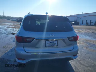 2019 Infiniti QX60 LUXE with VIN 5N1DL0MN3KC568514, listed as a IAAI auction lot 41308997 with 96,807 mi miles. Bid and sale history available at carsss.com. Image 16.