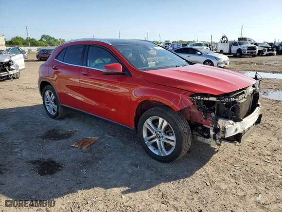2019 Mercedes-Benz GLA with VIN WDCTG4EB5KU007168, listed as a Copart auction lot 52078605 with 47,873 mi miles and Salvage Title. Bid and sale history available at carsss.com. Image 4.