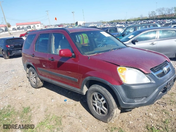 2003 Honda CR-V EX with VIN SHSRD78803U159310, listed as a IAAI auction lot 42035574 with 301,145 mi miles. Bid and sale history available at carsss.com. Image 1.