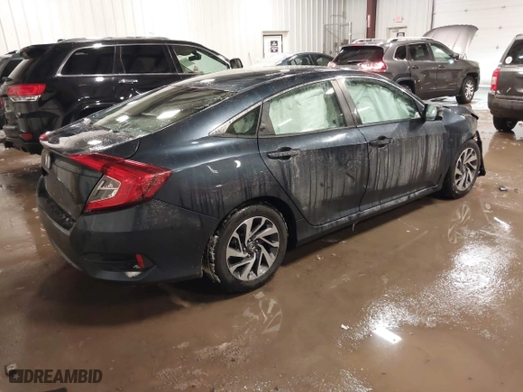 2016 Honda Civic Sedan EX with VIN 19XFC2F75GE250062, listed as a IAAI auction lot 41571552 with 82,992 mi miles. Bid and sale history available at carsss.com. Image 4.