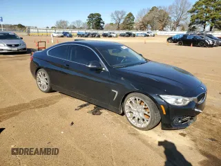 2014 BMW 4 Series 435i with VIN WBA3R1C53EK191776, listed as a Copart auction lot 42410245 with 87,018 mi miles and Salvage Title. Bid and sale history available at carsss.com. Image 4.