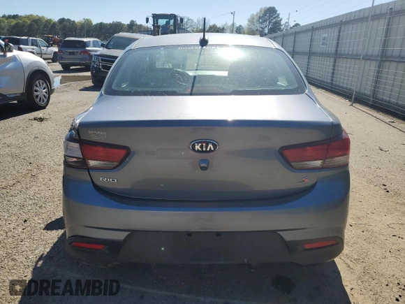2020 Kia Rio LX with VIN 3KPA24AD4LE329500, listed as a Copart auction lot 48577625 with 72,184 mi miles and Salvage Title. Bid and sale history available at carsss.com. Image 6.
