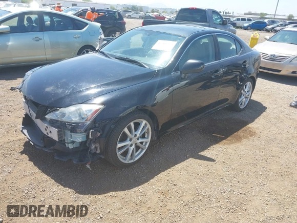 2006 Lexus IS 250 with VIN JTHBK262X65013159, listed as a IAAI auction lot 42360207 with 163,427 mi miles and . Bid and sale history available at DreamBid. Image 2.