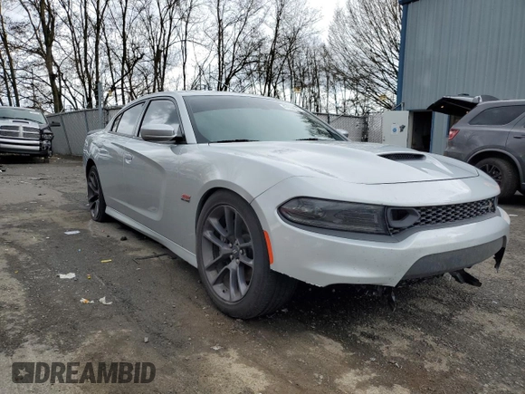 2022 Dodge Charger Scat Pack with VIN 2C3CDXGJ5NH193293, listed as a Copart auction lot 47803085 with 52,009 mi miles and Salvage Title. Bid and sale history available at carsss.com. Image 4.