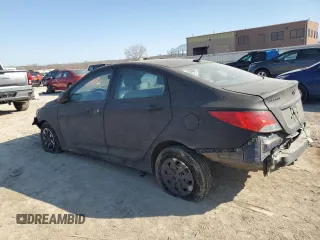 2017 Hyundai Accent SE with VIN KMHCT4AE5HU173728, listed as a Copart auction lot 48730645 with 0 mi miles and Non Repairable. Bid and sale history available at carsss.com. Image 2.