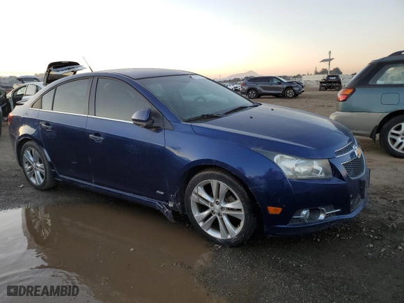 2012 Chevrolet Cruze LTZ with VIN 1G1PH5SC7C7193201, listed as a Copart auction lot 83405314 with 137,083 mi miles and Clean Title. Bid and sale history available at carsss.com. Image 4.