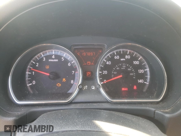 2012 Nissan Versa SV with VIN 3N1CN7AP8CL893094, listed as a Copart auction lot 46476265 with 197,897 mi miles and Salvage Title. Bid and sale history available at carsss.com. Image 9.