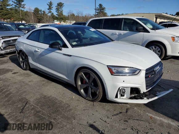 2019 Audi S5 Prestige z VIN WAUR4AF59KA060101, wystawiony jako Copart lot #82680404 z przebiegiem 33 477 mil mil oraz Szkoda całkowita • Salvage title. Historia ofert i sprzedaży dostępna na DreamBid. Obrazek 4.