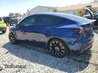 2022 Tesla Model Y Performance z VIN 7SAYGDEF2NF461103, wystawiony jako Copart lot #52198205 z przebiegiem 33 576 mil mil oraz Szkoda całkowita • Salvage title. Historia ofert i sprzedaży dostępna na DreamBid. Obrazek 2.