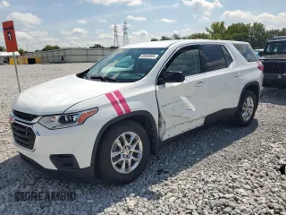 2019 Chevrolet Traverse LS with VIN 1GNERFKW9KJ281400, listed as a Copart auction lot 69558904 with 40,198 mi miles and Salvage Title. Bid and sale history available at carsss.com. Image 1.
