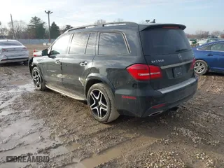 2017 Mercedes-Benz GLS with VIN 4JGDF7DE8HA788641, listed as a IAAI auction lot 41664587 with 156,707 mi miles. Bid and sale history available at carsss.com. Image 3.