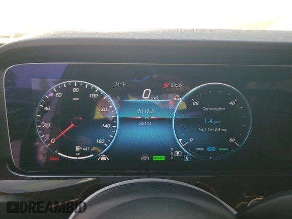 2021 Mercedes-Benz E-Class E 450 with VIN W1KZF5KB1MA940945, listed as a Copart auction lot 68541314 with 35,151 mi miles and Salvage Title. Bid and sale history available at carsss.com. Image 9.