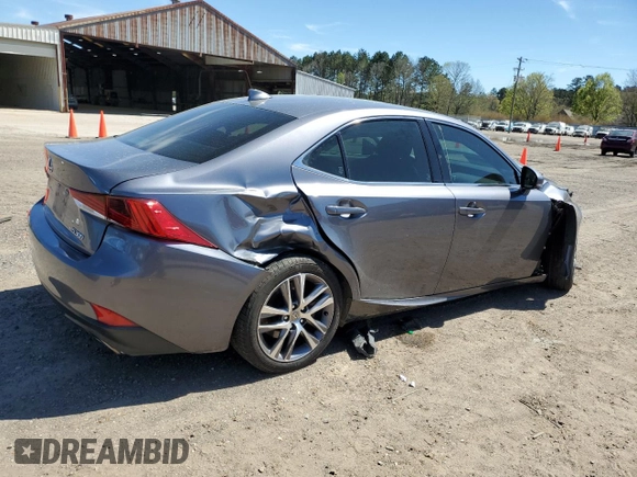 2018 Lexus IS with VIN JTHBA1D26J5075005, listed as a Copart auction lot 49326095 with 85,701 mi miles and Salvage Title. Bid and sale history available at carsss.com. Image 3.