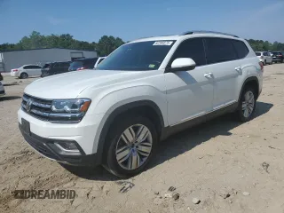 2019 Volkswagen Atlas SEL with VIN 1V2MR2CA0KC556672, listed as a Copart auction lot 62396575 with 69,957 mi miles and Salvage title. Bid and sale history available at DreamBid. Image 1.