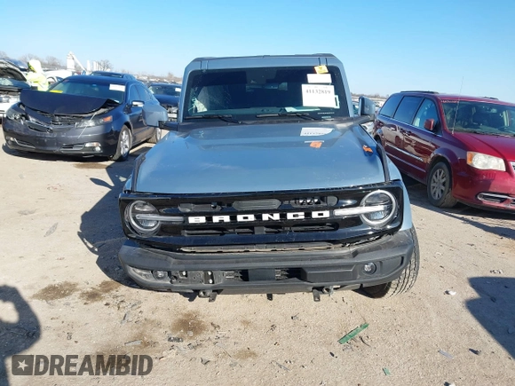 2023 Ford Bronco with VIN 1FMEE5BP8PLB10748, listed as a IAAI auction lot 41132819 with 1 mi miles. Bid and sale history available at carsss.com. Image 12.
