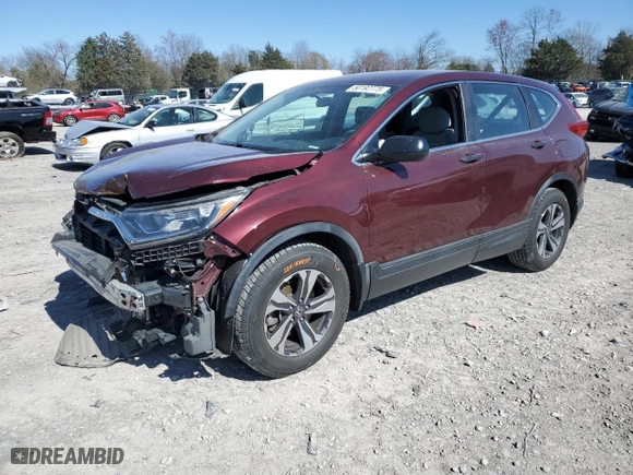 2017 Honda CR-V LX with VIN 7FARW5H3XHE006133, listed as a Copart auction lot 50192775 with 95,453 mi miles and Salvage Title. Bid and sale history available at carsss.com. Image 1.