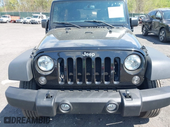 2018 Jeep Wrangler JK Unlimited Sport S with VIN 1C4BJWDG9JL816592, listed as a IAAI auction lot 42187279 with 91,169 mi miles. Bid and sale history available at carsss.com. Image 12.